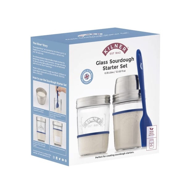 KILNER Glass Sourdough Starter Kit - UNOPENED Carousel 1