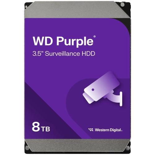 WD Surveillance Purple 8TB 3.5" Internal HDD SATA3 - 256MB Cache - 24x7 always Carousel 1
