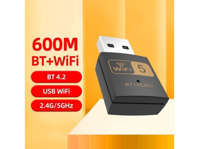 PIX-LINK UAC10 600Mbps High-Gain Wireless USB Adapter Wi Fi Dongle Carousel 1