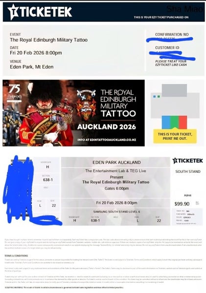 The Royal Edinburgh Military Tattoo Fri 20 Feb Carousel 1