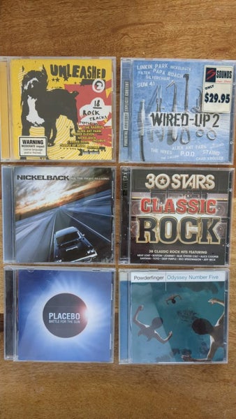 Bulk rock CDs x 6 Carousel 1