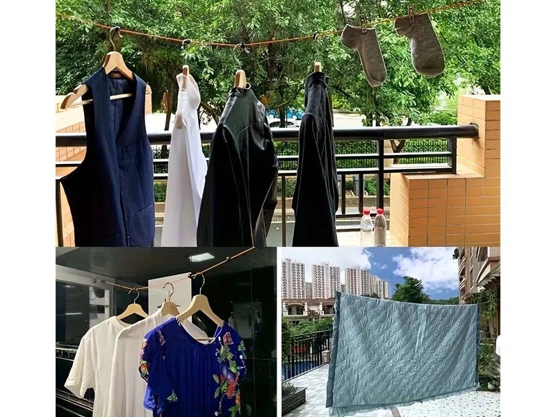 Outdoor Clothes Drying Rope NZ Local Buy Carousel 9