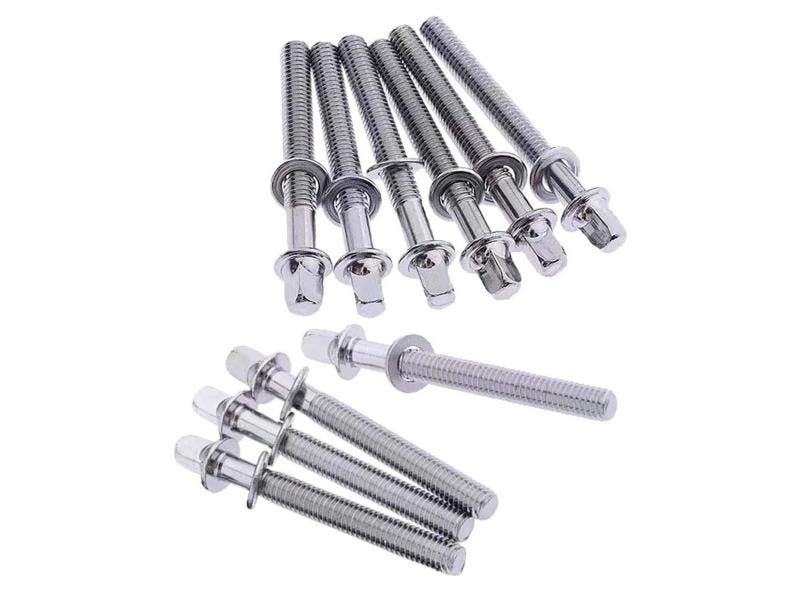 10Pcs Drum Tight Screw Easily To Install Drum Tension Rods For Drum Snare Carousel 1
