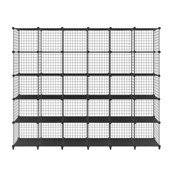 Cube Black DIY Wire Storage Organizer Carousel 14