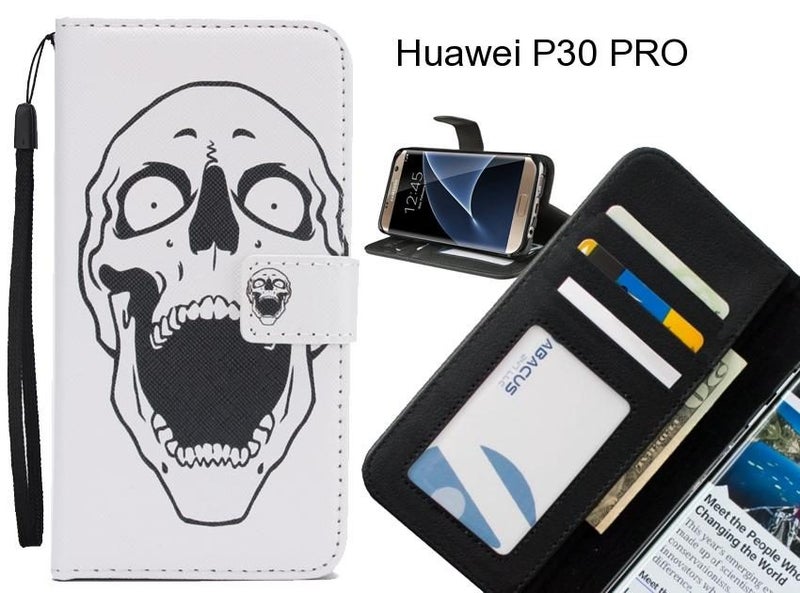 Huawei P30 PRO case 3 card leather wallet case printed ID Carousel 1