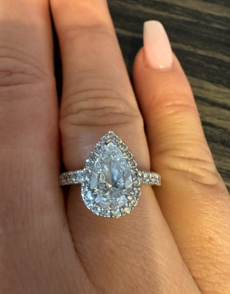 1.6ct D colour natural Diamond ring Carousel 2