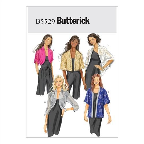 Butterick Pattern 5529 Misses' Jacket XSM-SML-MED Carousel 1