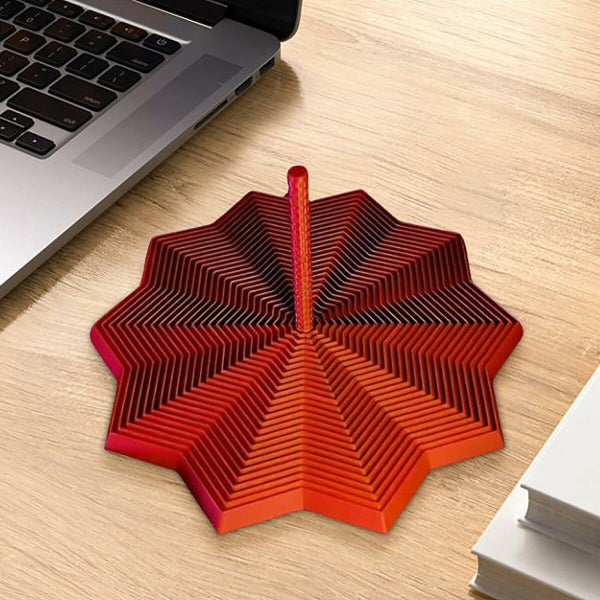 3D Printed Expanded Sensory Fidget Star Sensory Fidget Star with Handle Carousel 2