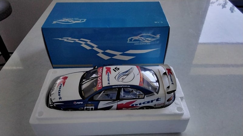 1:18 AUTOART 2002 VX COMMODORE K-MART RACING GREG MURPHY Carousel 1
