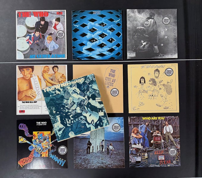 The Who PHASES Vinyl Box Set. German Polydor 1981 - 11 LPS! Carousel 1