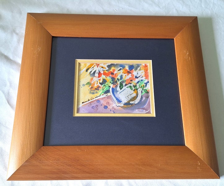 +++ VIBRANT " RHONDA CAMPBELL '97" STILL LIFE PAINTING +++ Carousel 1