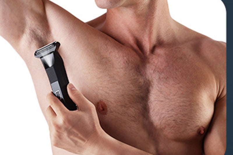 Electric Grooming Shaver Set with LED Display for Beard Body & Nose Hair Care Carousel 8