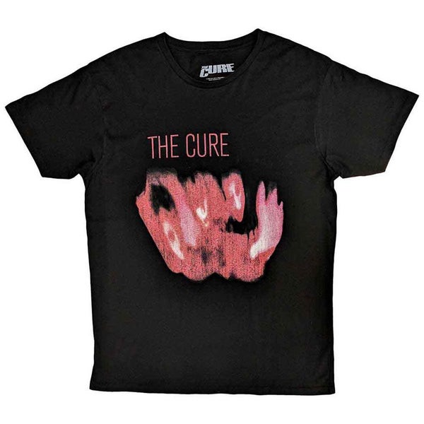 The Cure T Shirt Pornography cover band logo new Official Mens Black Carousel 1