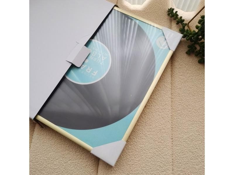 Metal Photo Frames For LP Record Photo Frame For Wall Hanging 12.5x12.5 Inch Carousel 1