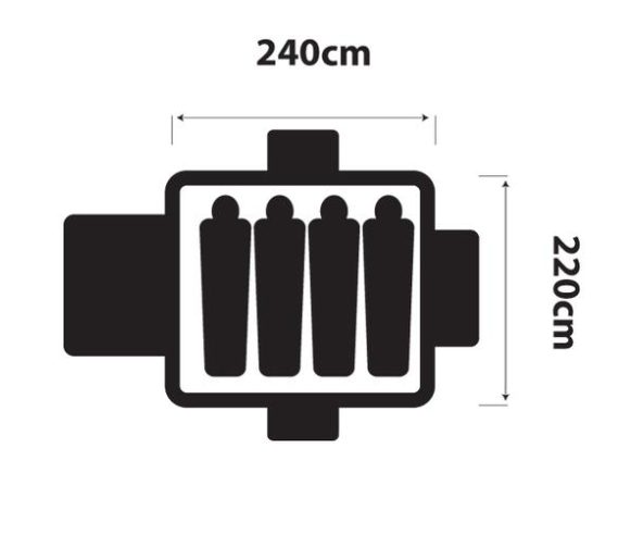 OZtrail - Tasman 4V Dome Tent Carousel 5