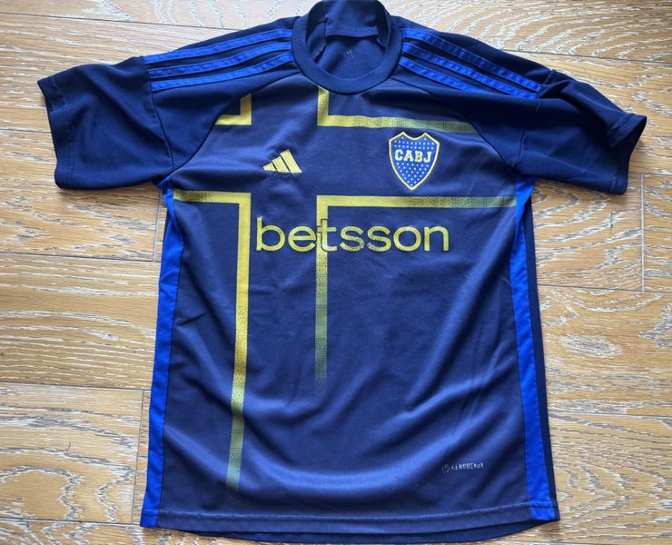 Boca Juniors Football Soccer Jersey Size 12 - 14 Years Kids Youth Carousel 1