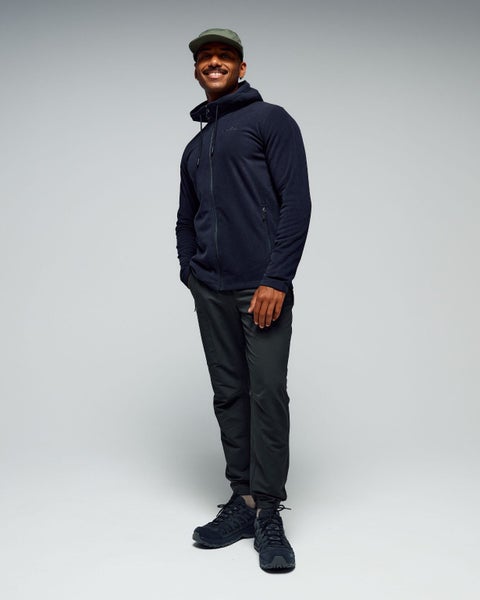 Kathmandu Men's Mt Aspiring Hooded Fleece Jacket Carousel 1