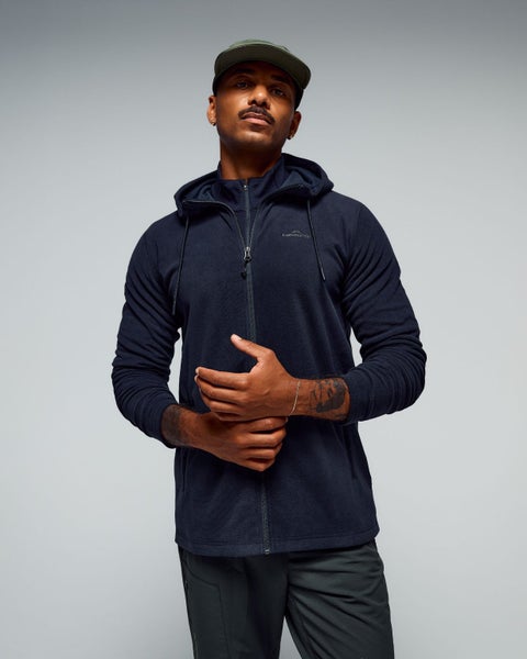 Kathmandu Men's Mt Aspiring Hooded Fleece Jacket Carousel 1