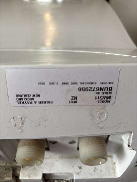 Fisher and Paykel washing machine Carousel 3