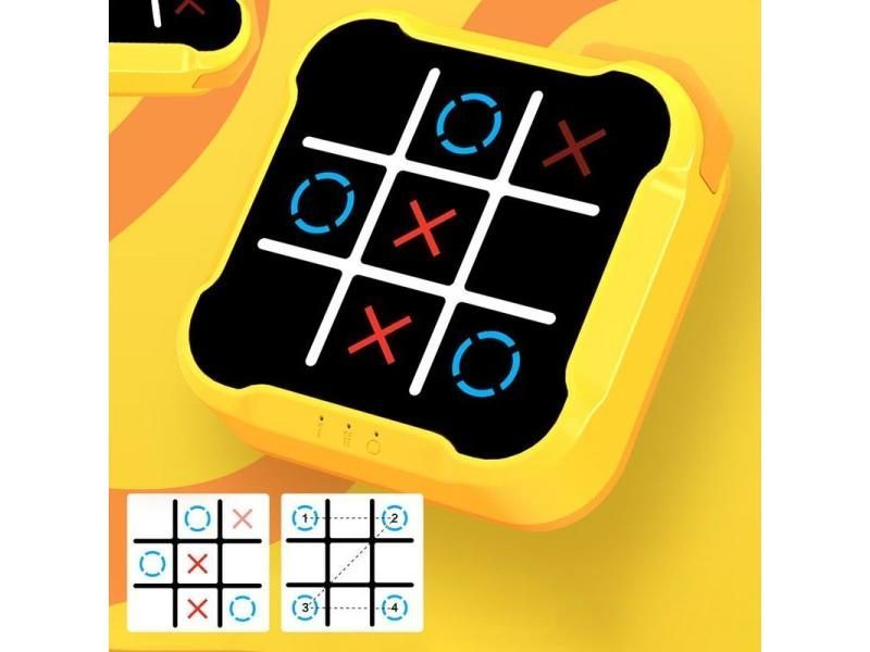 Tic-Tac-Toe Board Game Children's Electronic Toys Chess Board Board Games Chess Carousel 3