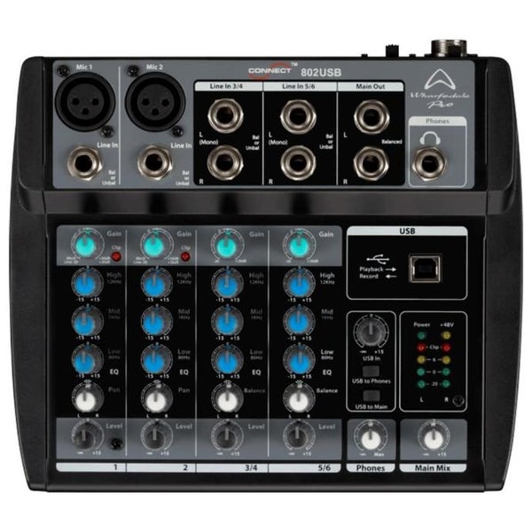 Wharfedale Pro - CONNECT 802USB Mixer With USB Interfacing Carousel 1