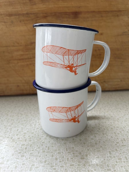 Flight Coffee enamel mugs (original branding) Carousel 5