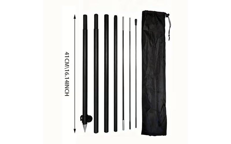 SALE Flag Sign - 2.5m Outdoor Signs for Business with Ground Spike Carousel 3