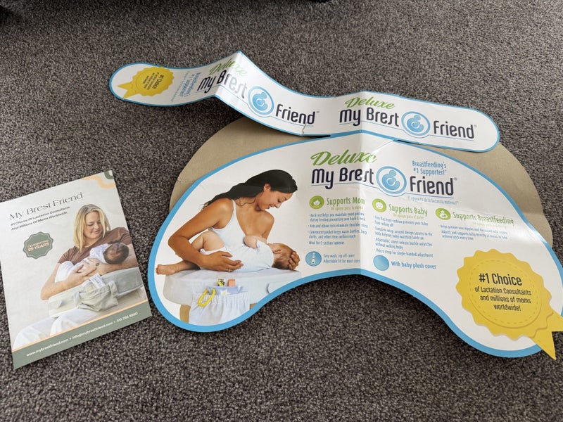 My Brest Friend Deluxe Breastfeeding Pillow - In Great Condition Carousel 2