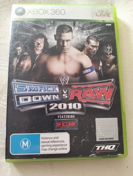 WWE SMACKDOWN VS RAW 2010 Xbox 360 game Carousel 1