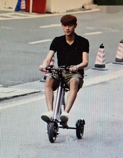 3 wheel foldable lightweight electric trike/scooter Carousel 3