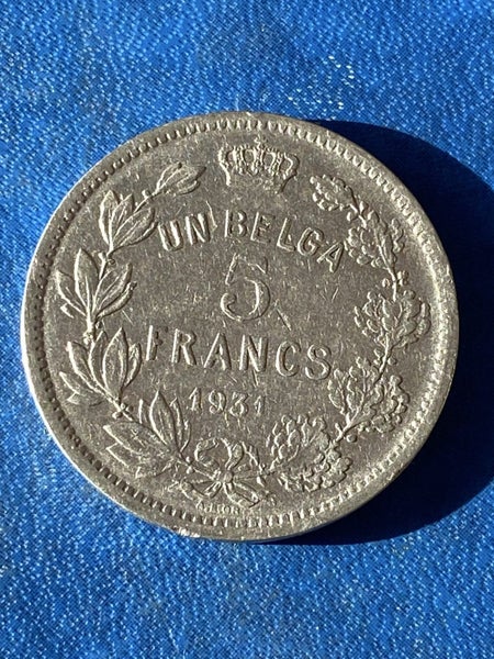 Belgium 5 Francs 1931 Carousel 1