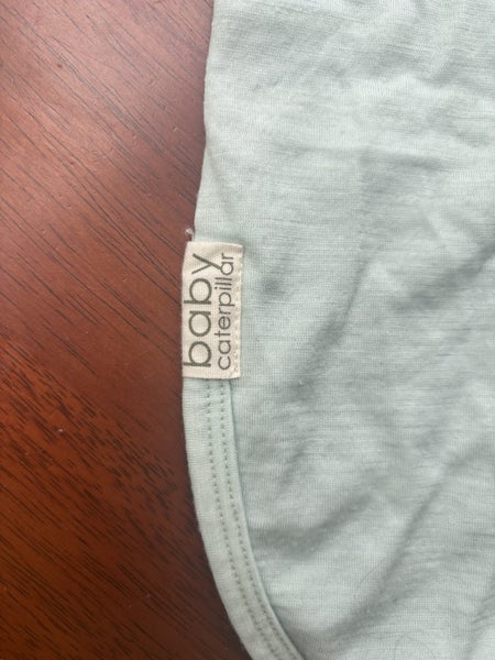 Baby Caterpillar merino swaddle wraps x2 Carousel 6