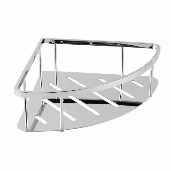 Bathroom Chrome Stainless Steel Shower Caddy Shelf Carousel 2