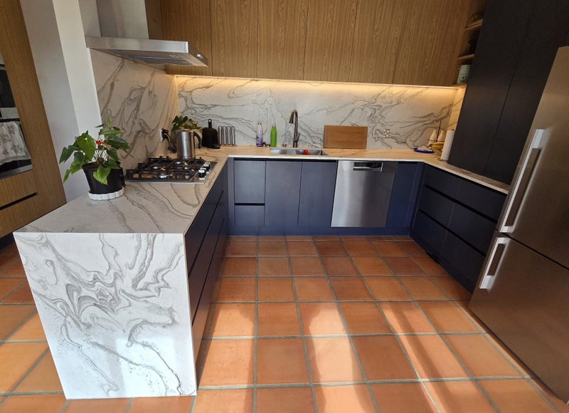 Half Price Cosentino Dekton Liquid Sky Porcelain Bench top Carousel 1