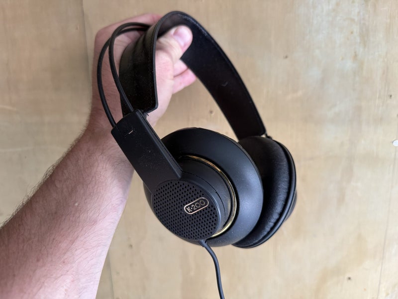 Vintage headphones - AKG K200 MK2 over-ear headphones Carousel 1