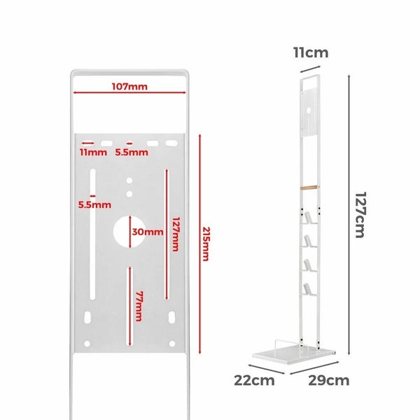 Vacuum Stand Rack Cleaner Freestanding Holder Carousel 8