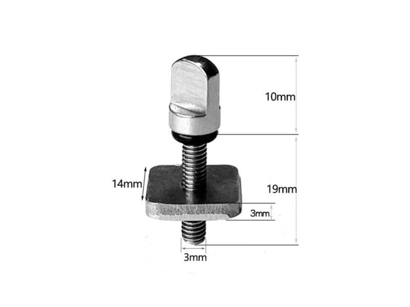 3/4/6pcs Stainless Steel Surfboard Fin Screw Surf Fin Bolts Longboard Sliding Carousel 2