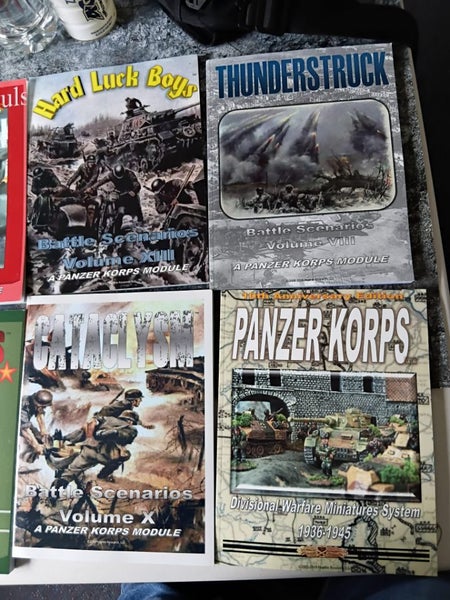 Panzer korps ww2 divisional rules book and 10 scenario books Carousel 4