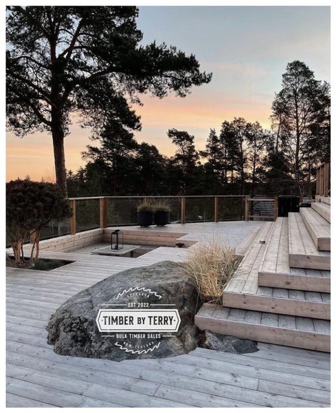 PINE DECKING, 88 x 32mm, REGULAR GRADE, SMOOTH, H3.2 TREATED - 432m - TBT2228 Carousel 2