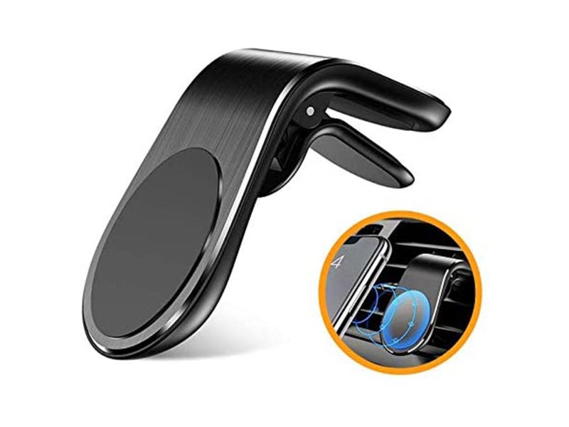 Magnetic Phone Car Air Vent Mount, Black