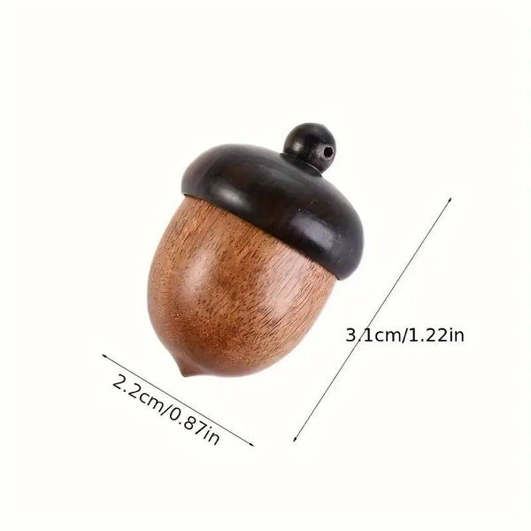 Mini Wooden Acorn Ornament DIY Craft Woodland Decor Carousel 2