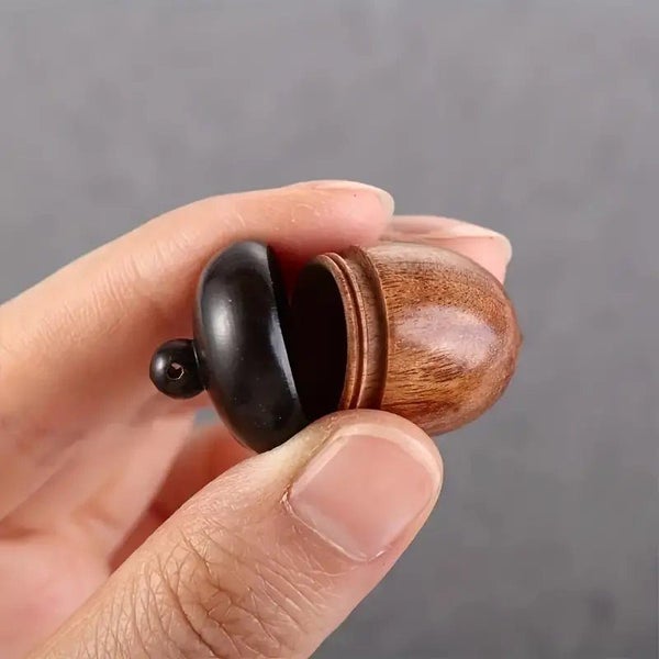 Mini Wooden Acorn Ornament DIY Craft Woodland Decor Carousel 9