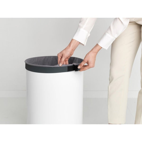Brabantia Laundry Bin (60L) White Carousel 2