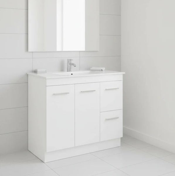 SALE Vanity - Plywood T900F White - 100% Water Proof Carousel 1