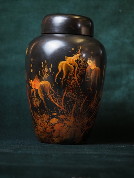 Vietnamese classic ceramic lacquer vase Carousel 2