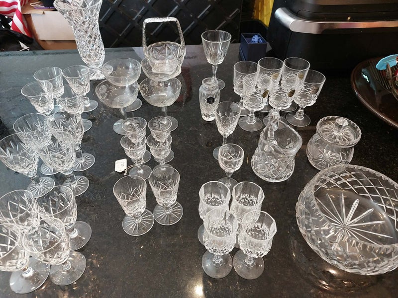 Bulk Vintage Crystal – Stuart, Cristal d’Arques, Webb Corbett and more Carousel 1