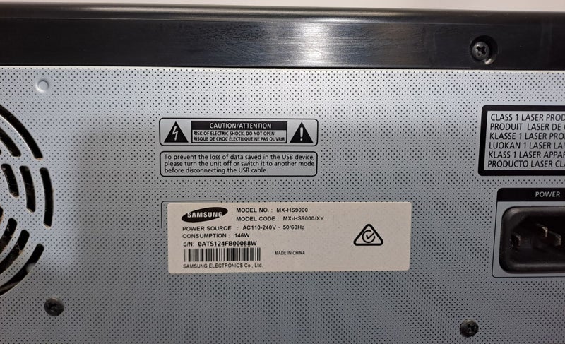 Samsung MX-HS9000 Giga Sound System Carousel 8