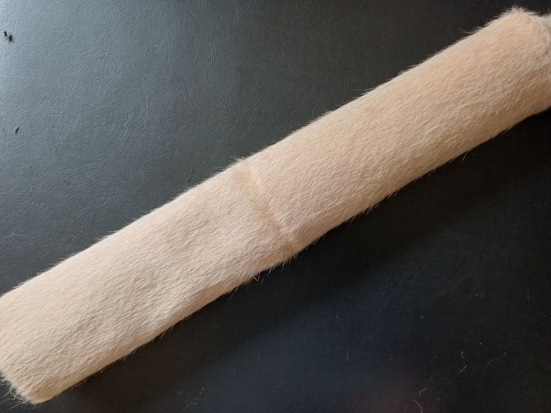 ANTIQUE look fur - teddy bear/ soft toy making material LITE CREAM BEIGE Carousel 1