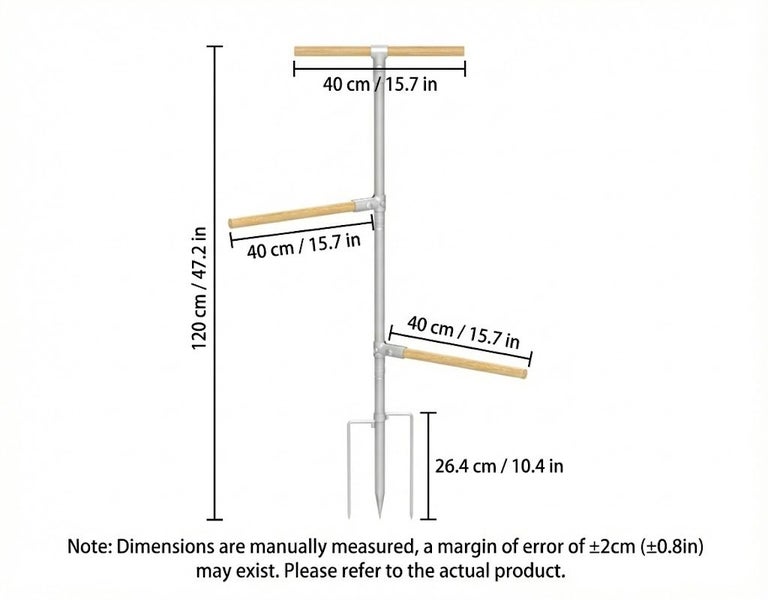 120cm Tall Chicken Perch Stand - Reinforced Metal Eucalyptus Wood Perch Carousel 2
