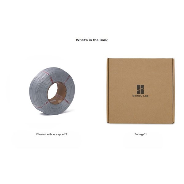 Bambu Lab Filament PLA Matte - Ice Blue - 1.75mm, 1kg (Refill - No Spool) Carousel 2